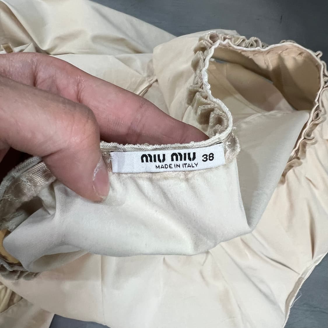  미우미우 슬리브리스 원피스 +명품감정서 y16251 상품이미지7