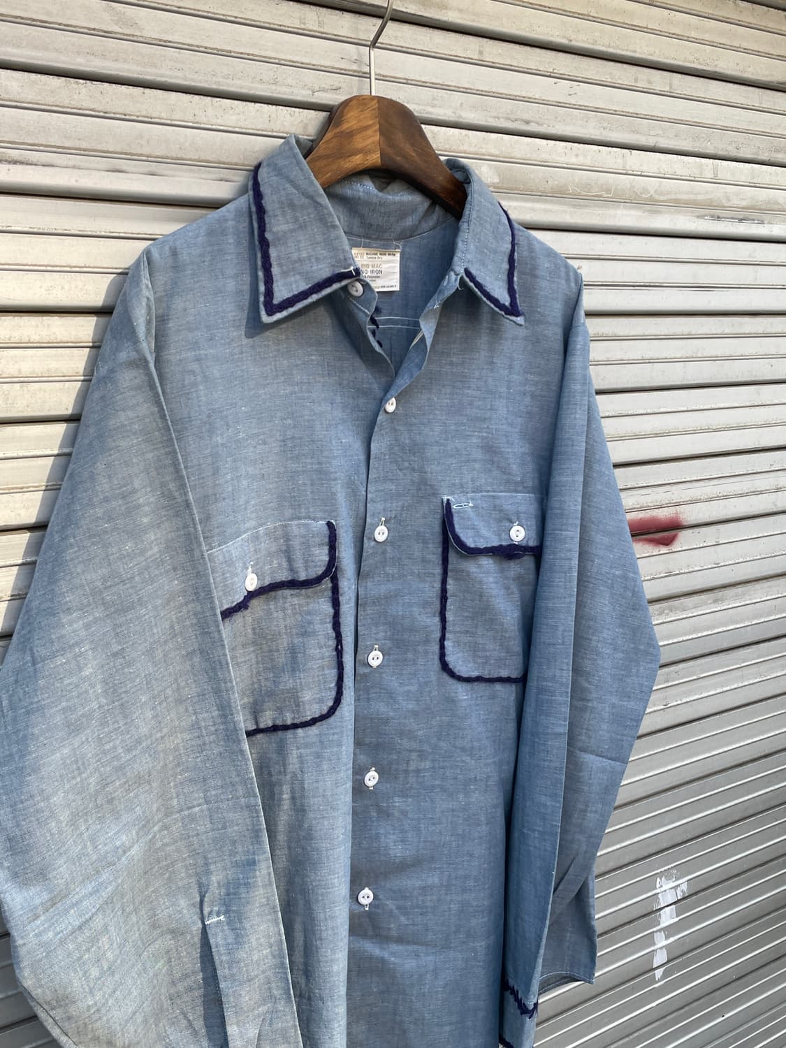 70s Big Mac Hand Embroidered Shirt 상품이미지3