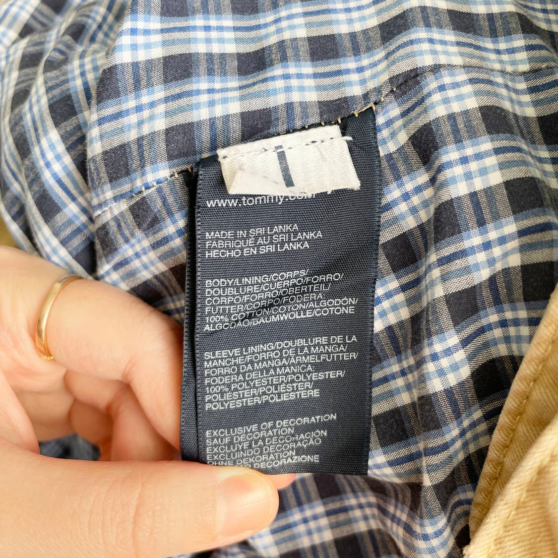 B1 타미힐피거 코튼 스윙톱 자켓 XL사이즈 상품이미지6