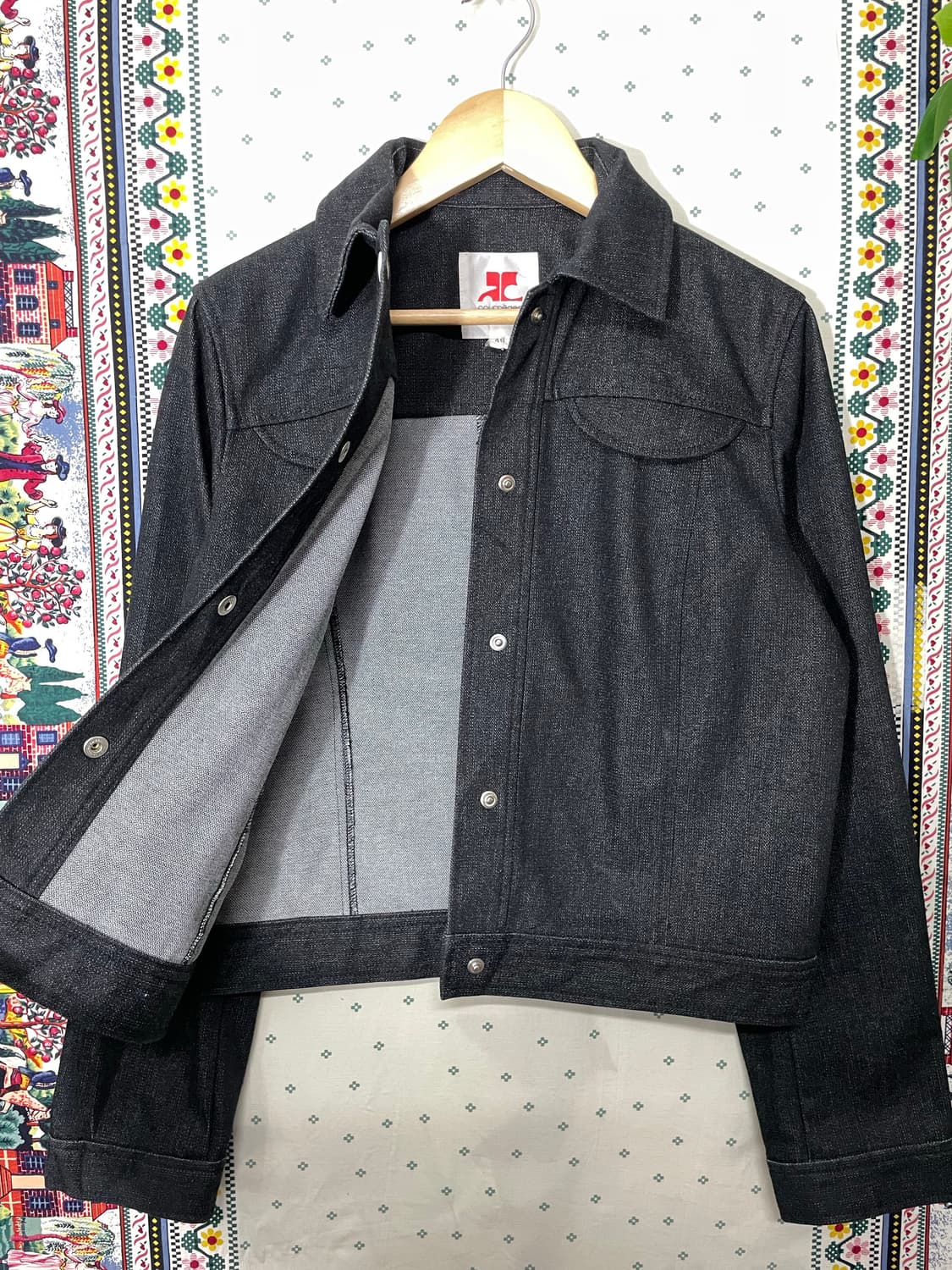 꾸레쥬 크롭 데님자켓 상품이미지6