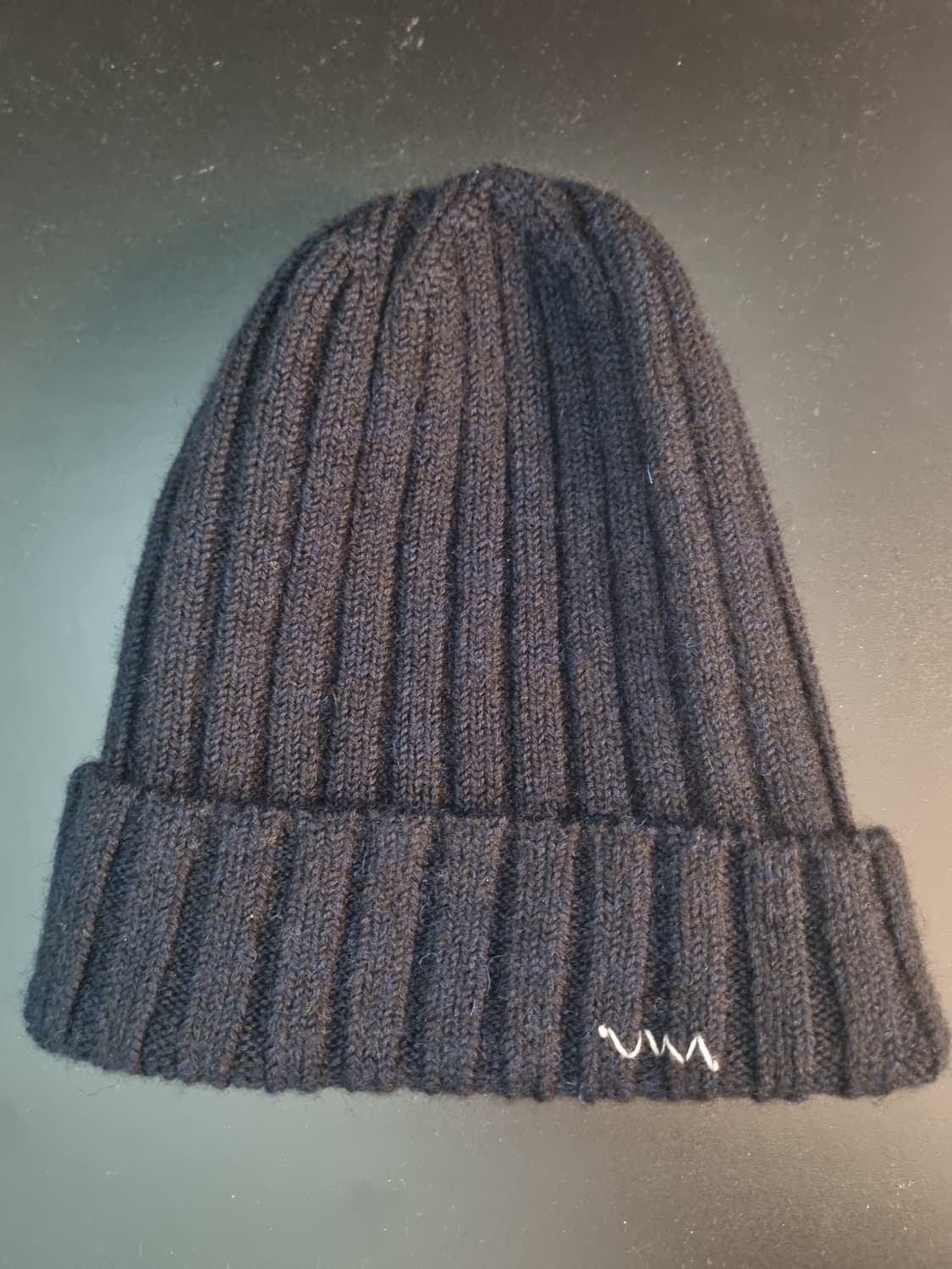 비즈빔 리브 니트 울 다크네이비 비니 상품이미지1