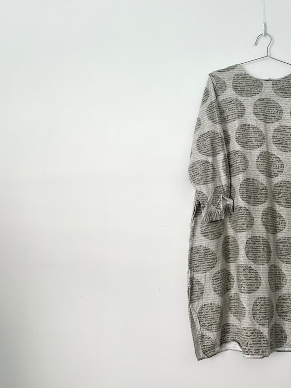Big cicle pattern layered ops & top 상품이미지2
