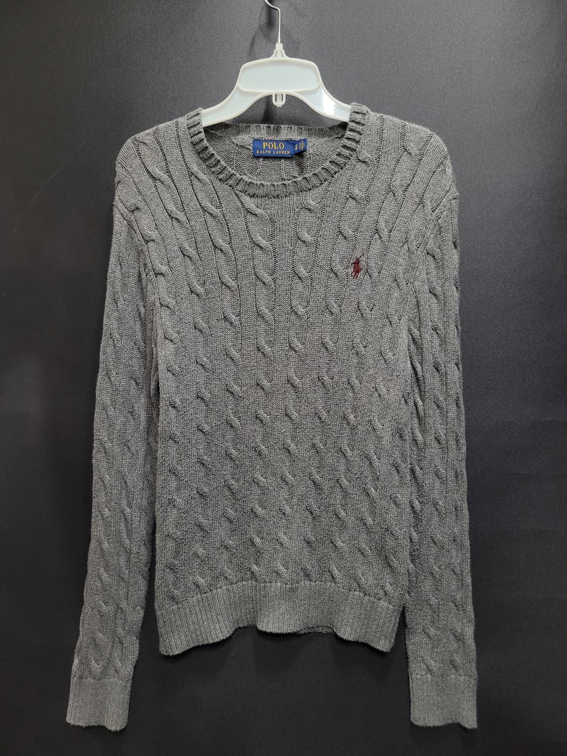 Ralph Lauren 랄프로렌 케이블 자수로고 니트 상품이미지1