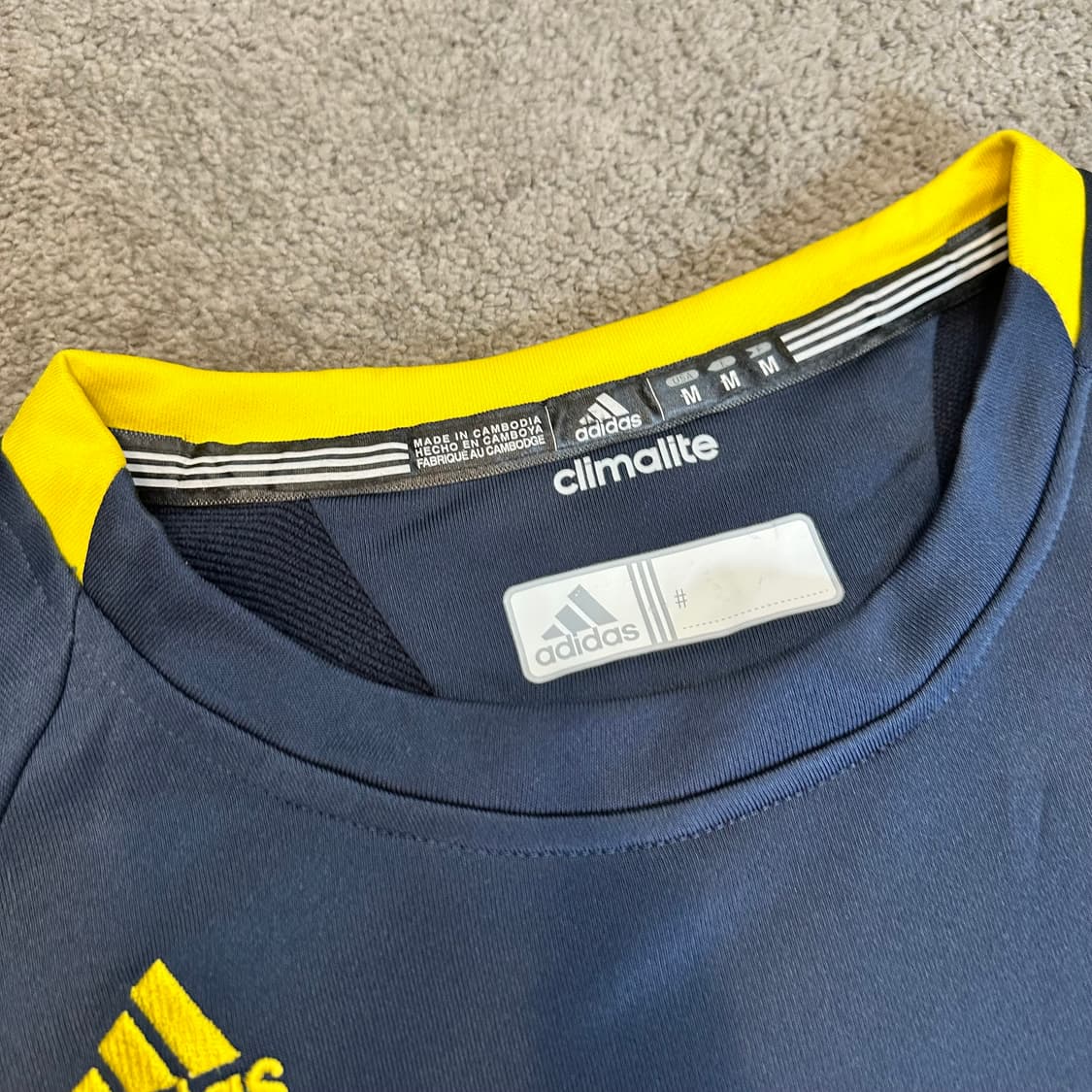 아디다스 클라이밋  울버린스 미시간 풋볼 저지M 상품이미지4