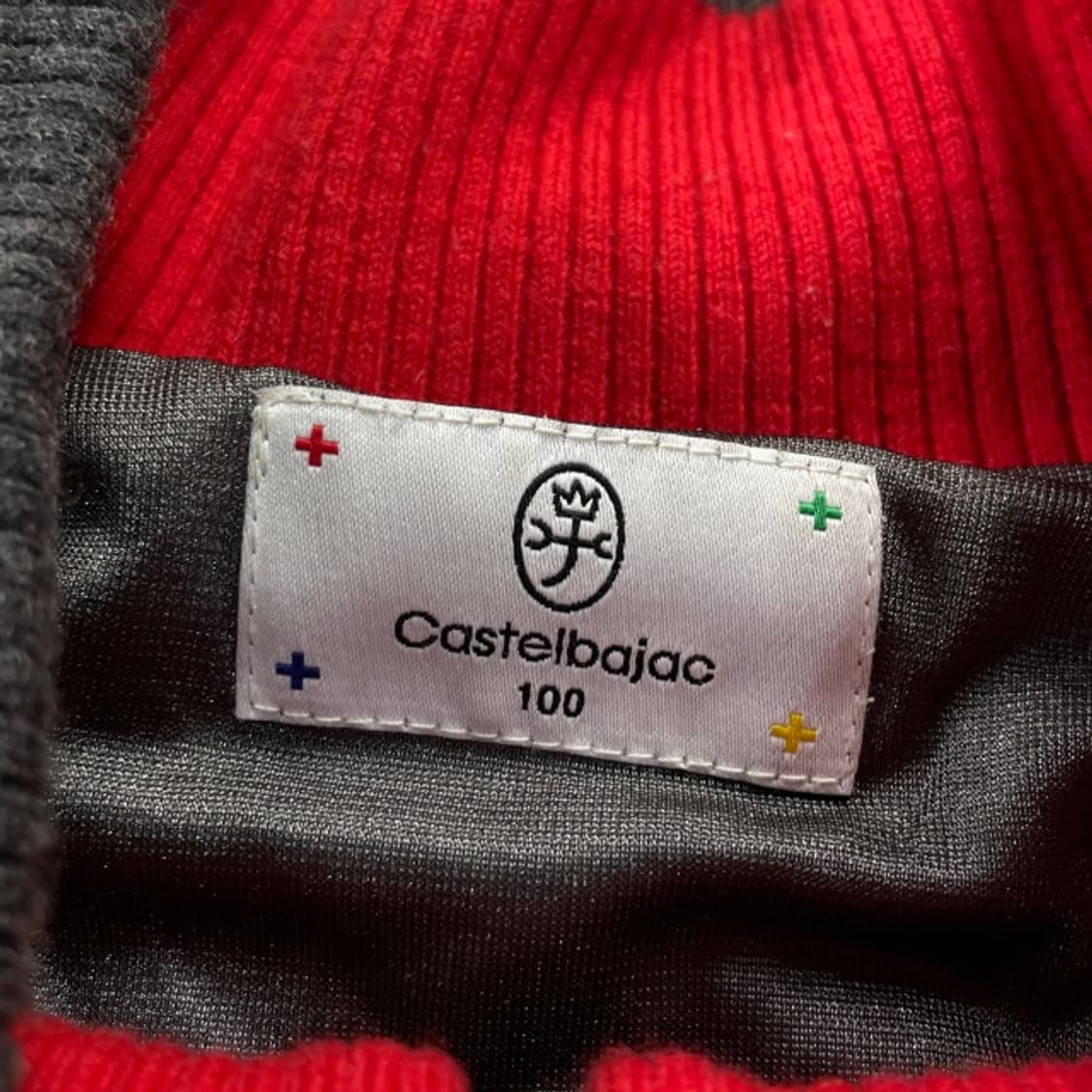 100 까스텔바작 방풍 반집업 니트 상품이미지3