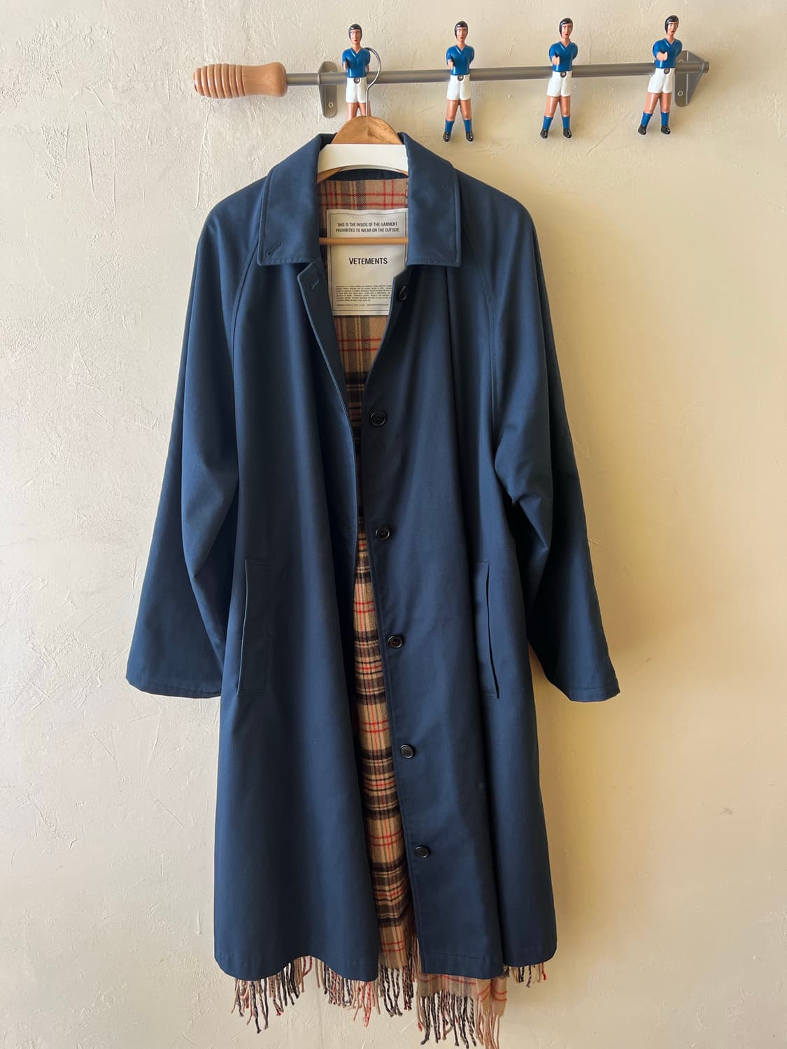 [xs] 베트멍 스카프 리버시블 코트 상품이미지1