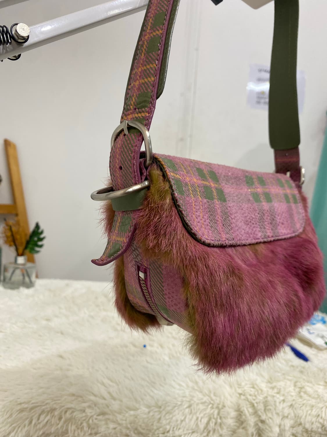 ITTIERRE 퍼 미니백 상품이미지3