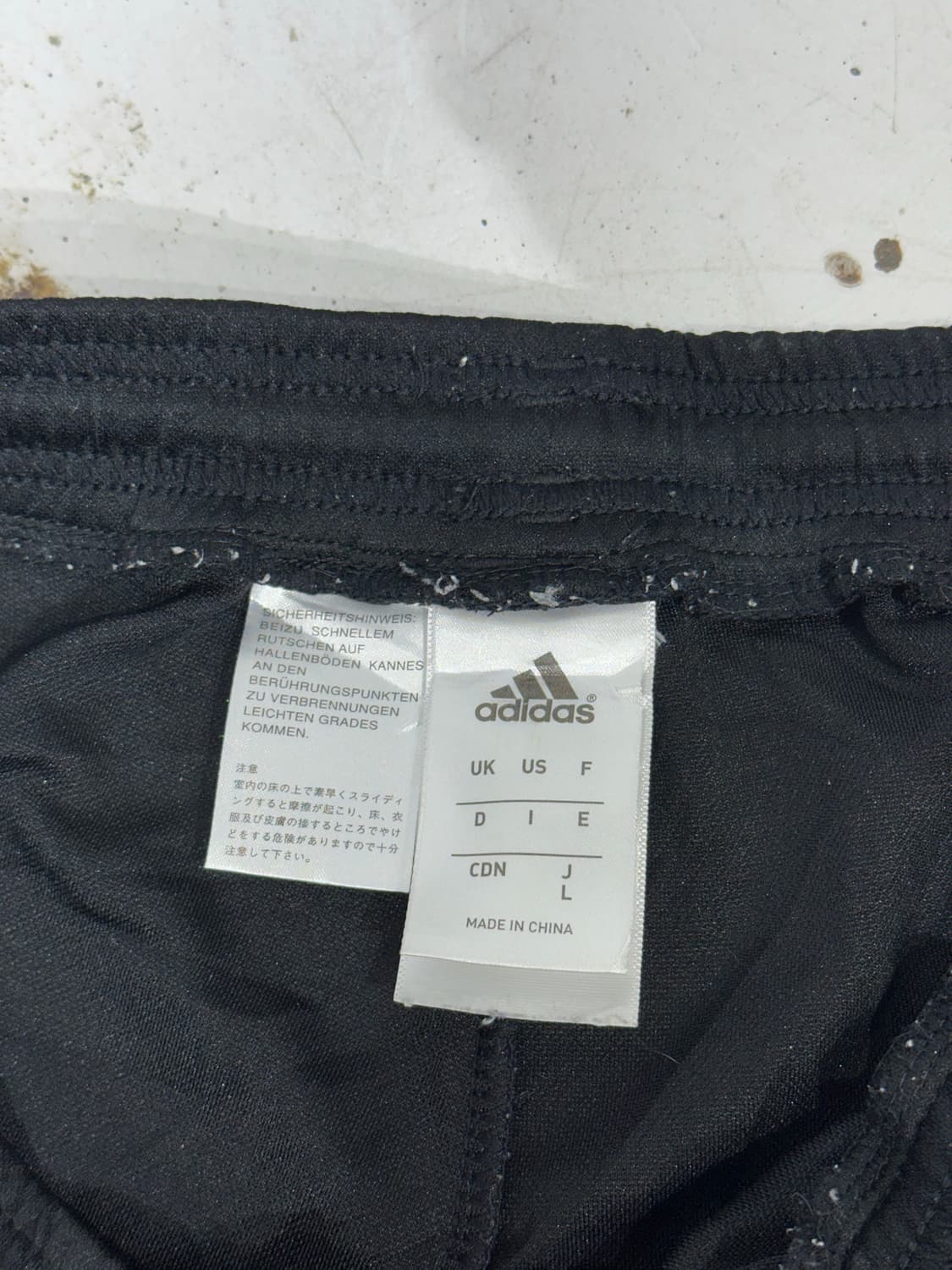 아디다스 블랙 와이드 핑크 삼선 추리닝 바지 L 상품이미지7