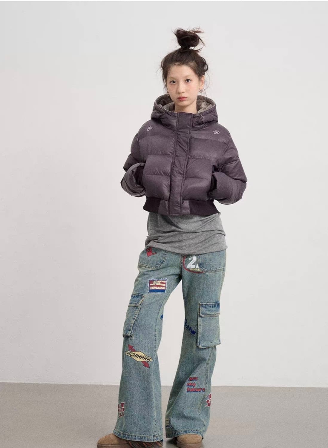 achihara 아치하라 숏패딩 상품이미지2