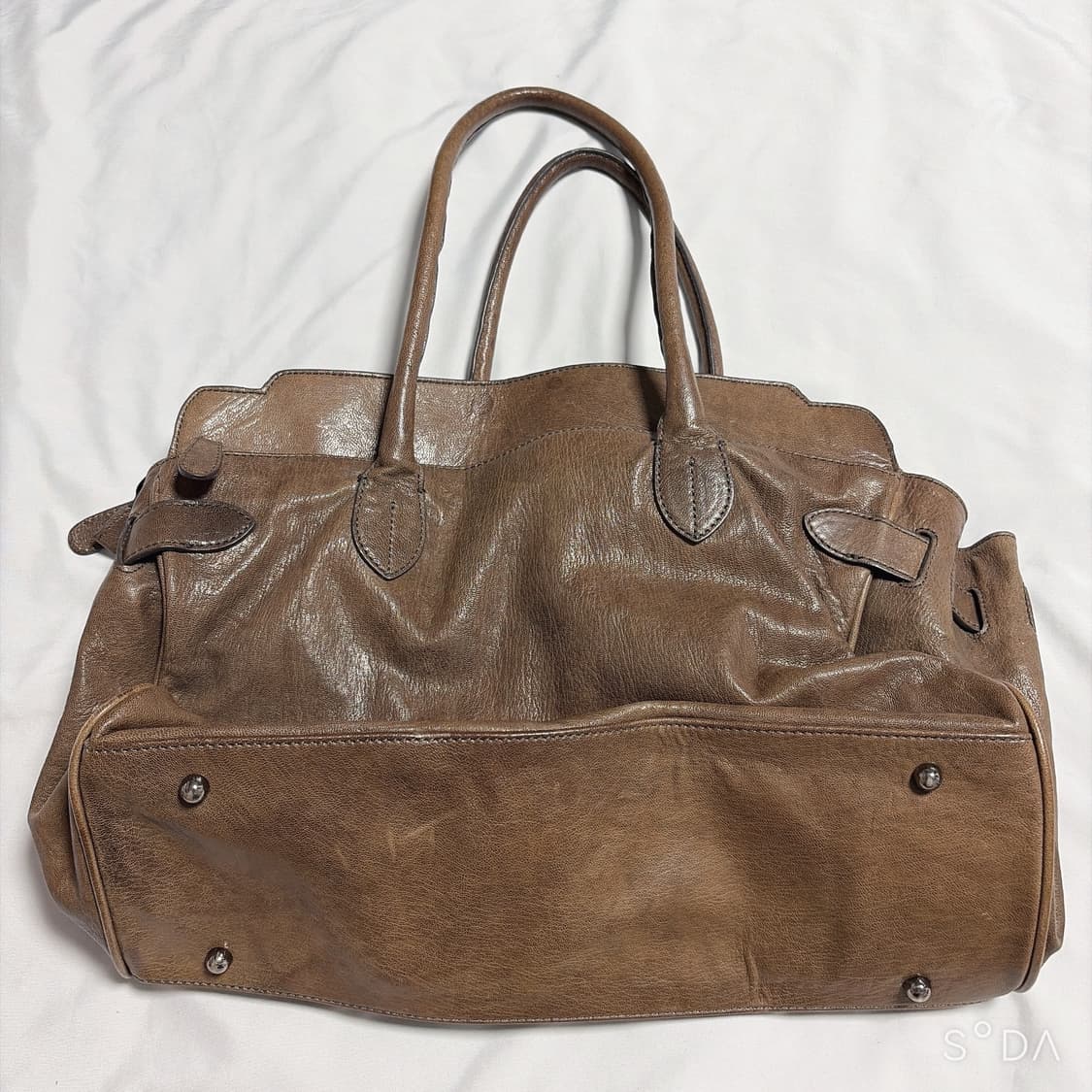 TIME 타임 브라운 숄더백 상품이미지2