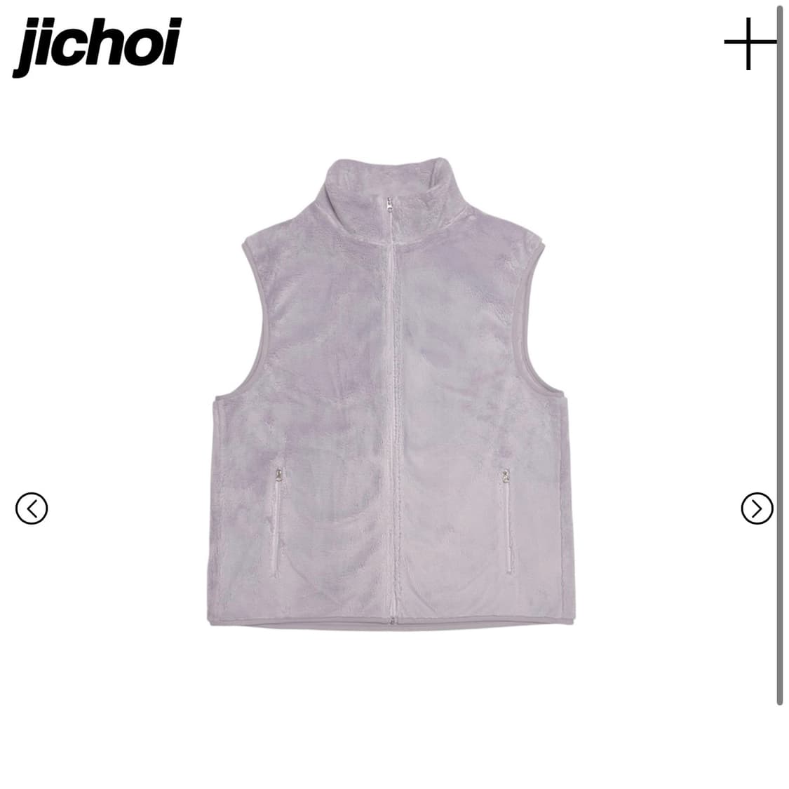 세트/일괄) 지초이컴포트 25-004 플리스 보아 베스트&미디 스커트 상품이미지1