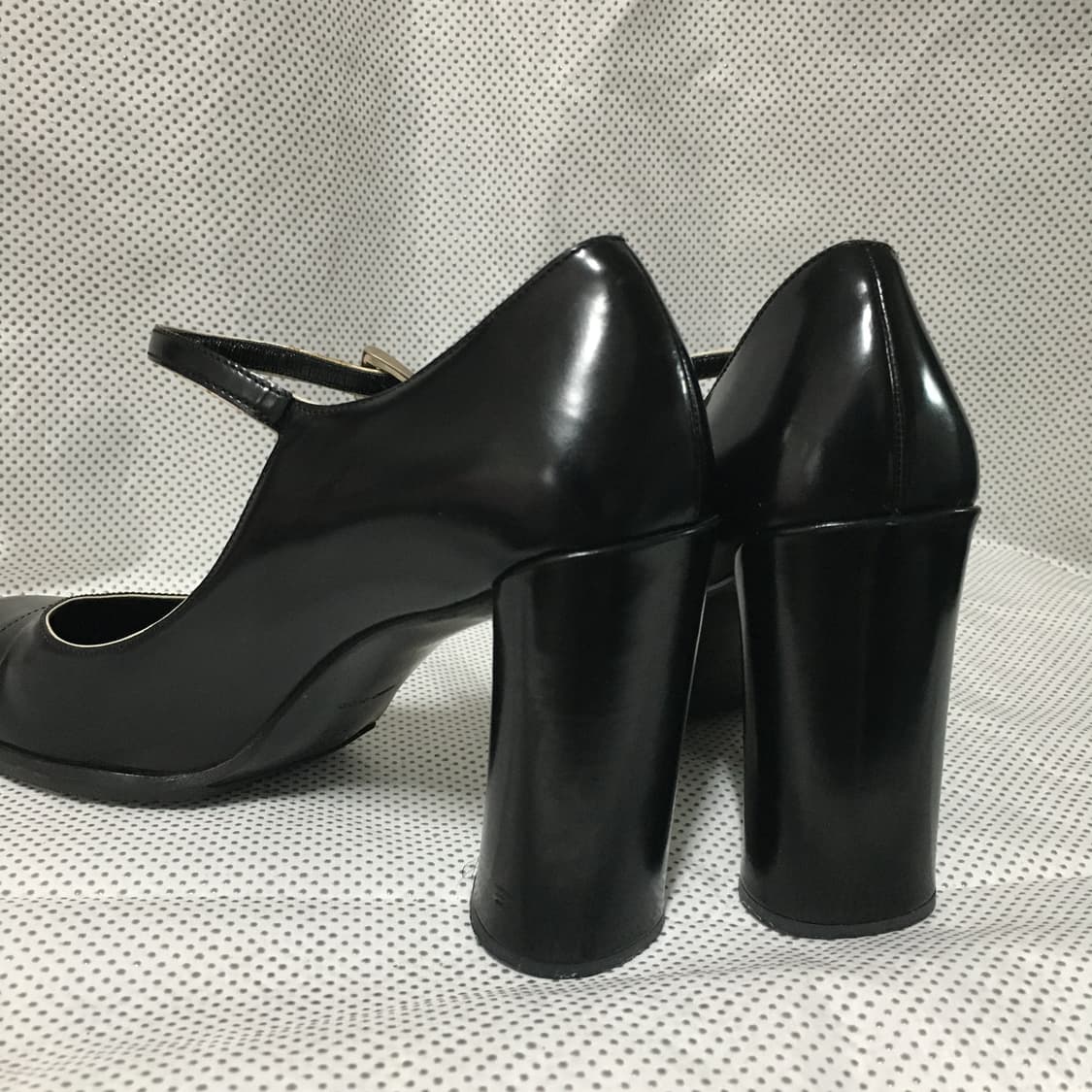 Prada black chunky high heels 상품이미지7