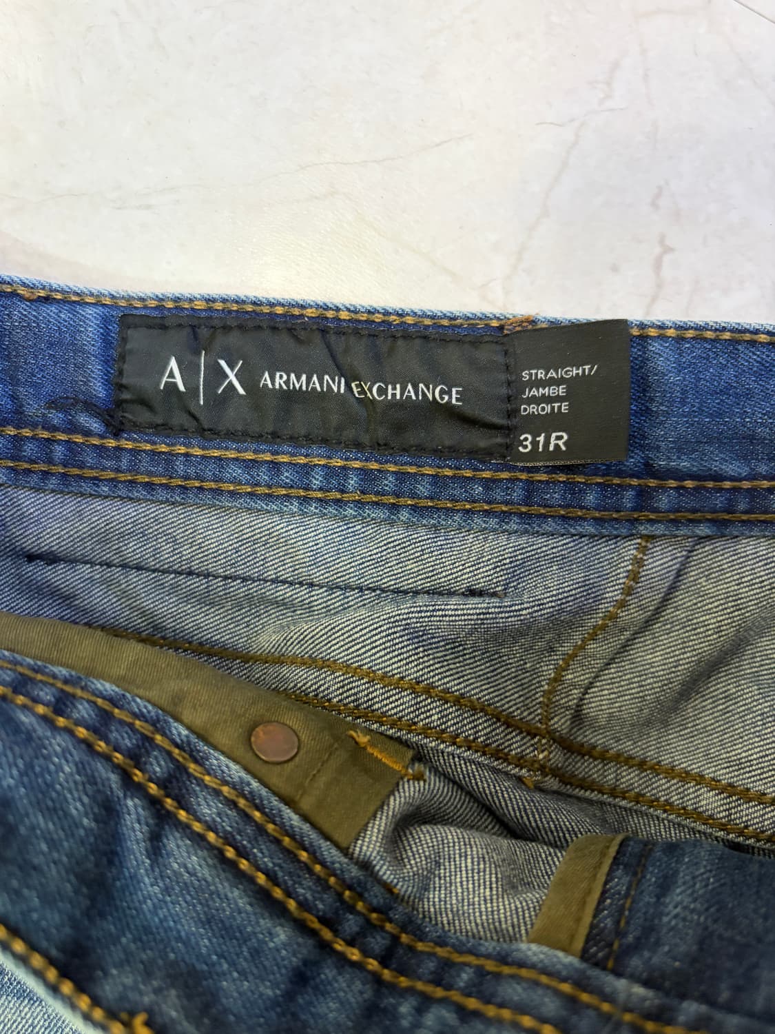 Armani Exchange Straight Jeans 상품이미지4