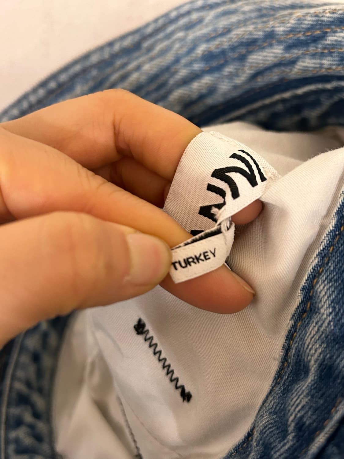 (정품) 가니 데님 버킷햇 (실측 m정도) 상품이미지5