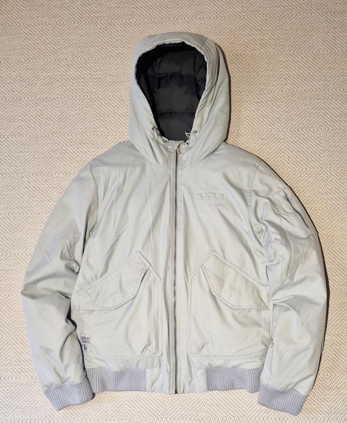 레어 나이키 르브론 제임스 후디드 봄버 ma-1 상품이미지1