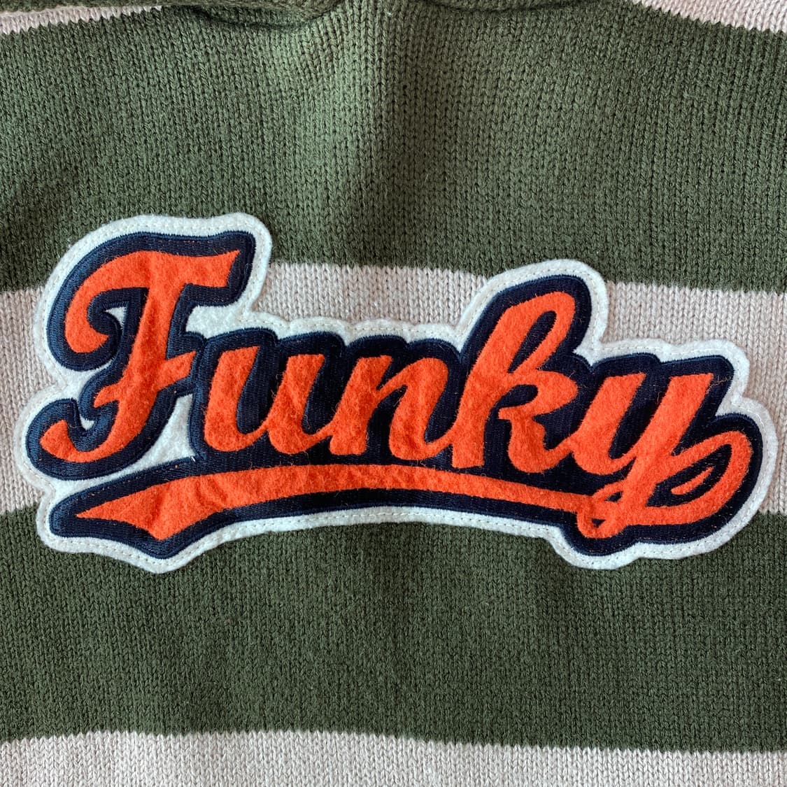 🧶 'Funky' 스트라이프 후드 니트 상품이미지6