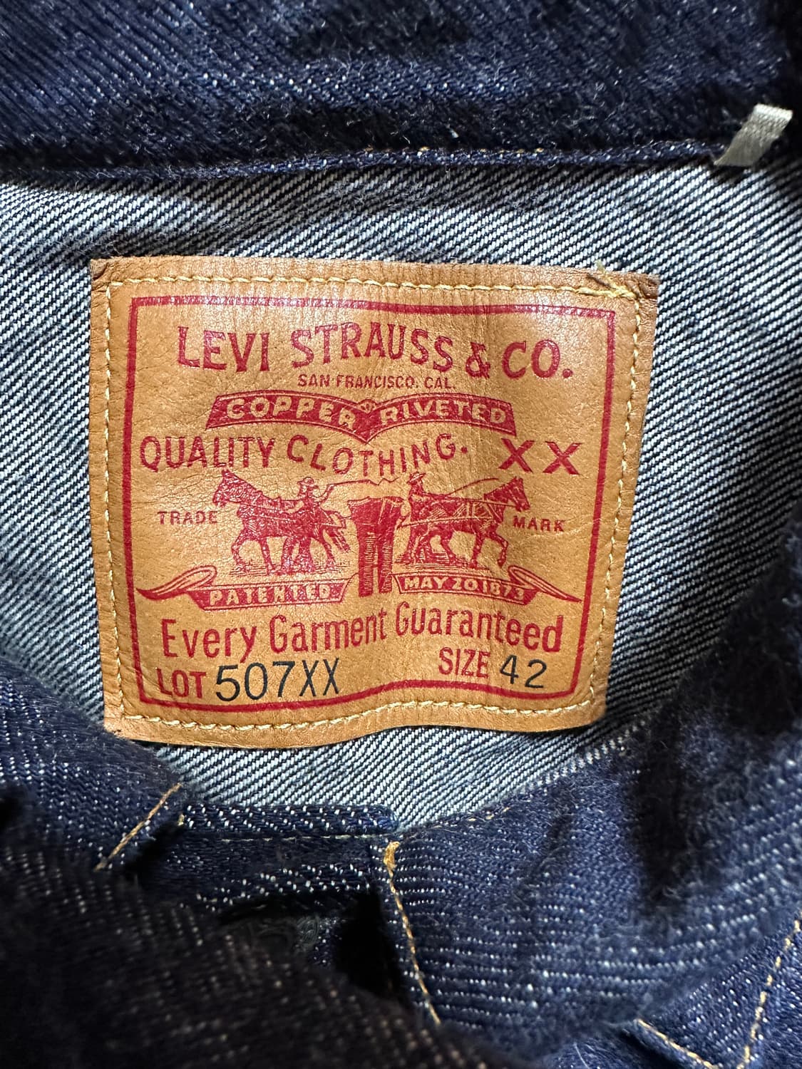 리바이스 LVC 1936 타입투 42 사이즈 상품이미지9