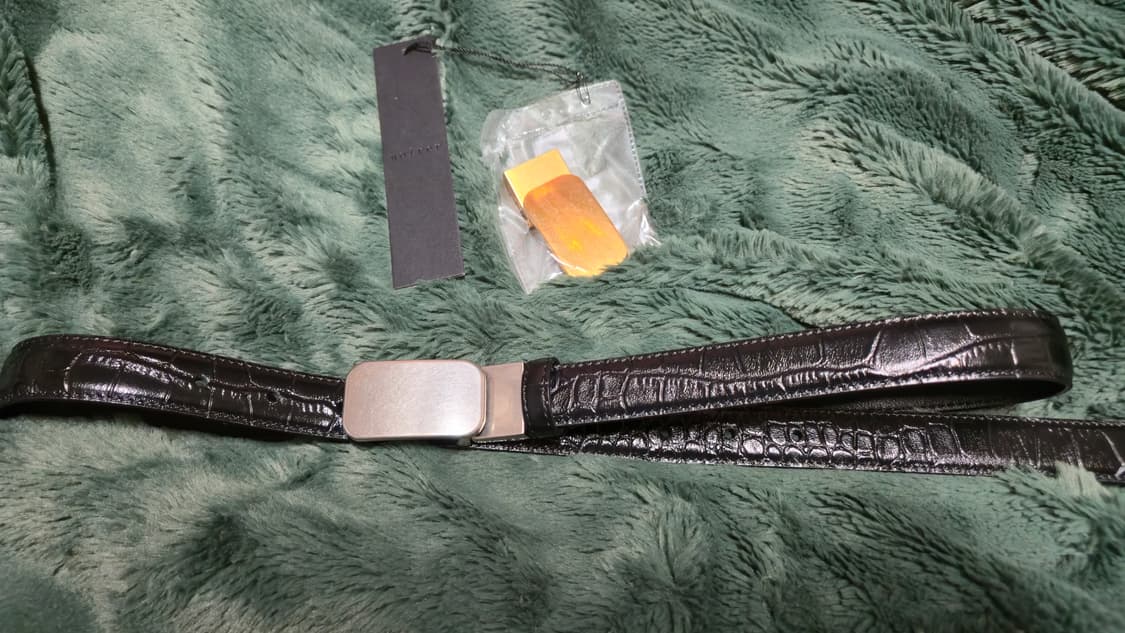 노이어 듀얼 체인저블 레더 벨트 (블랙) 상품이미지2