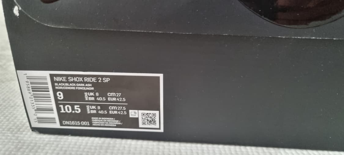 나이키 슈프림 샥스 라이드 sp 2 블랙 270 상품이미지7
