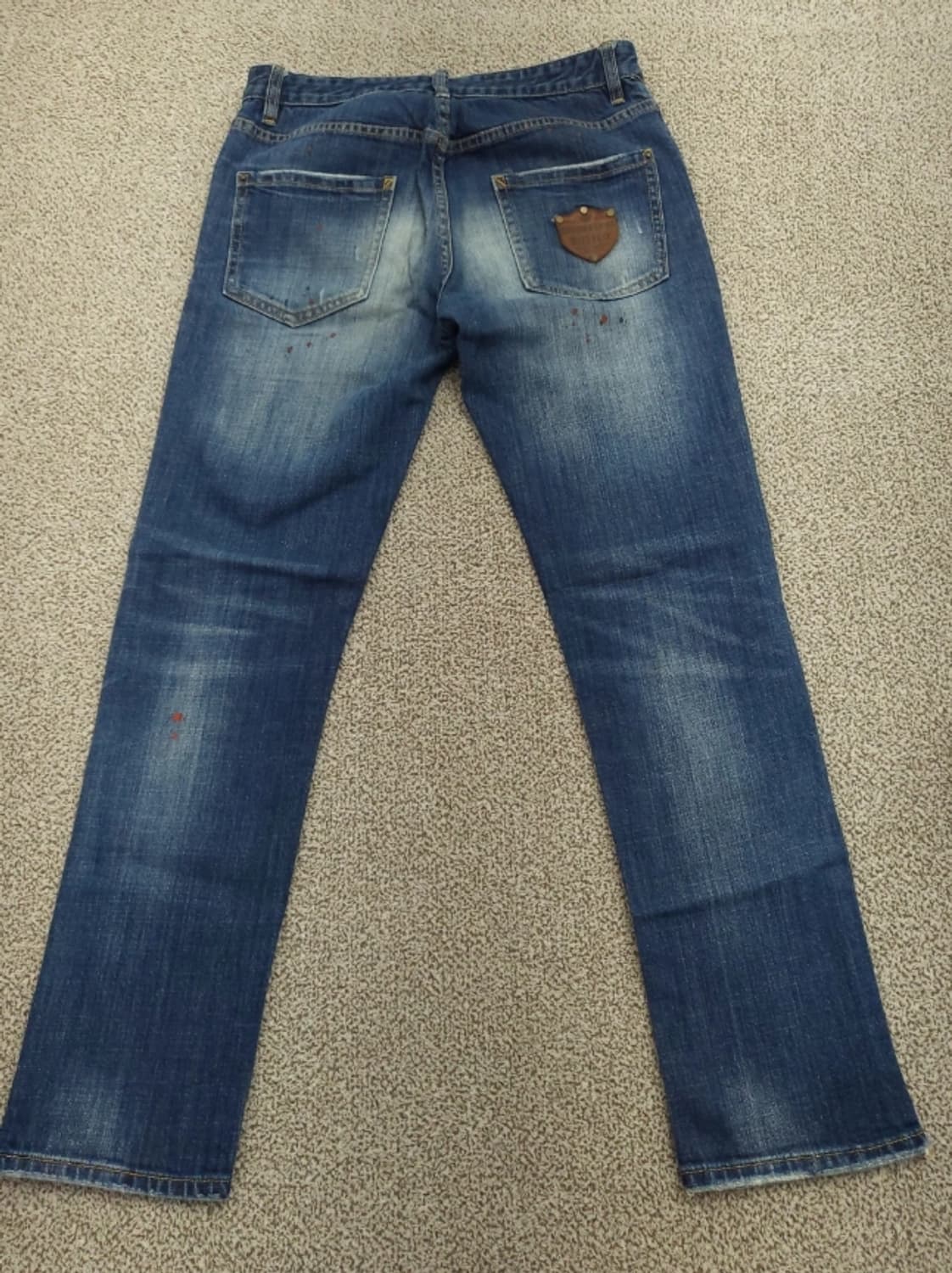 디스퀘어드2 남성 슬림핏 데미지 청바지 46 상품이미지5