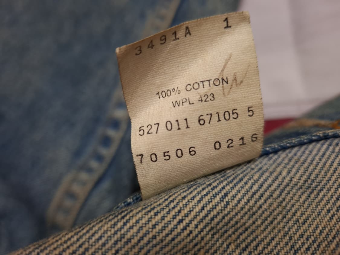 오리지날 90's 미국제조 리바이스  70506 데님 트러커자켓 상품이미지5
