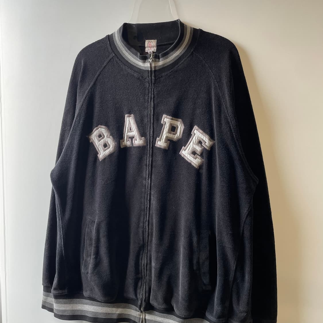 90s 베이프 스펠아웃 바시티 자켓 상품이미지3