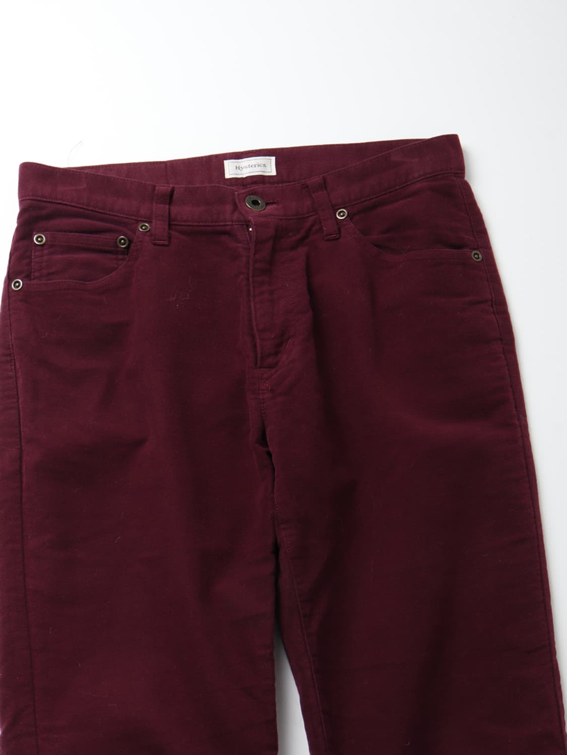 HYSTERIC GLAMOUR Moleskin Flared Pants 상품이미지3