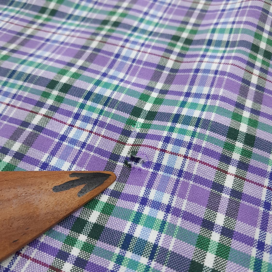 CN787 2XLT 폴로 랄프로렌 라벤더그린 타탄체크 긴팔 셔츠 남방 상품이미지7