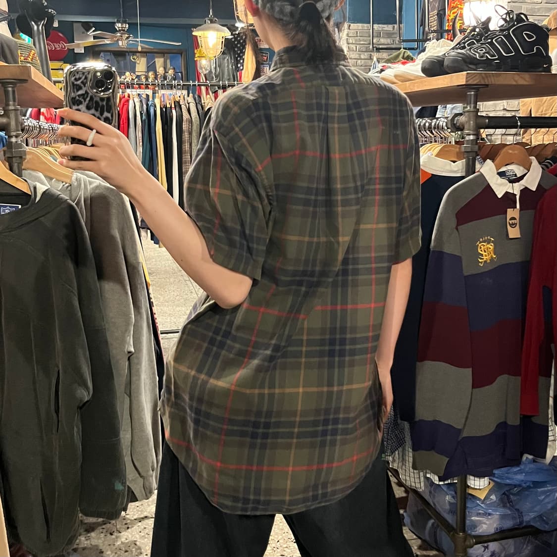 POLO 폴로 랄프로렌 체크 반팔 셔츠  상품이미지5