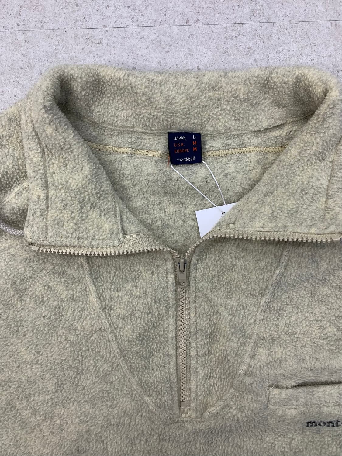 Montbell 몽벨 하프집업 플리스 상품이미지3