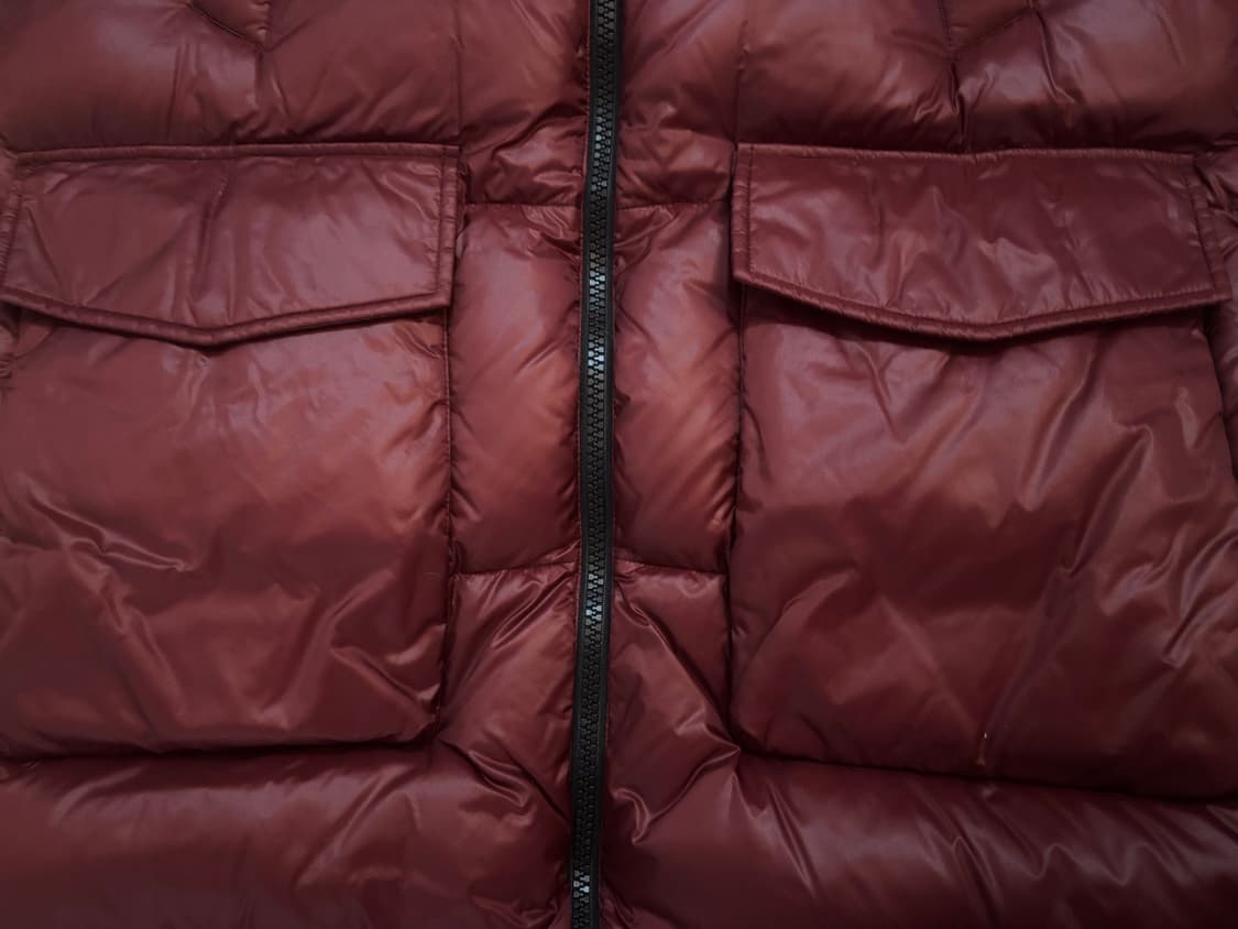 새상품급 코오롱 뉴볼륨 벌키 하이넥 빅후드 구스다운 야상형 롱패딩 상품이미지5