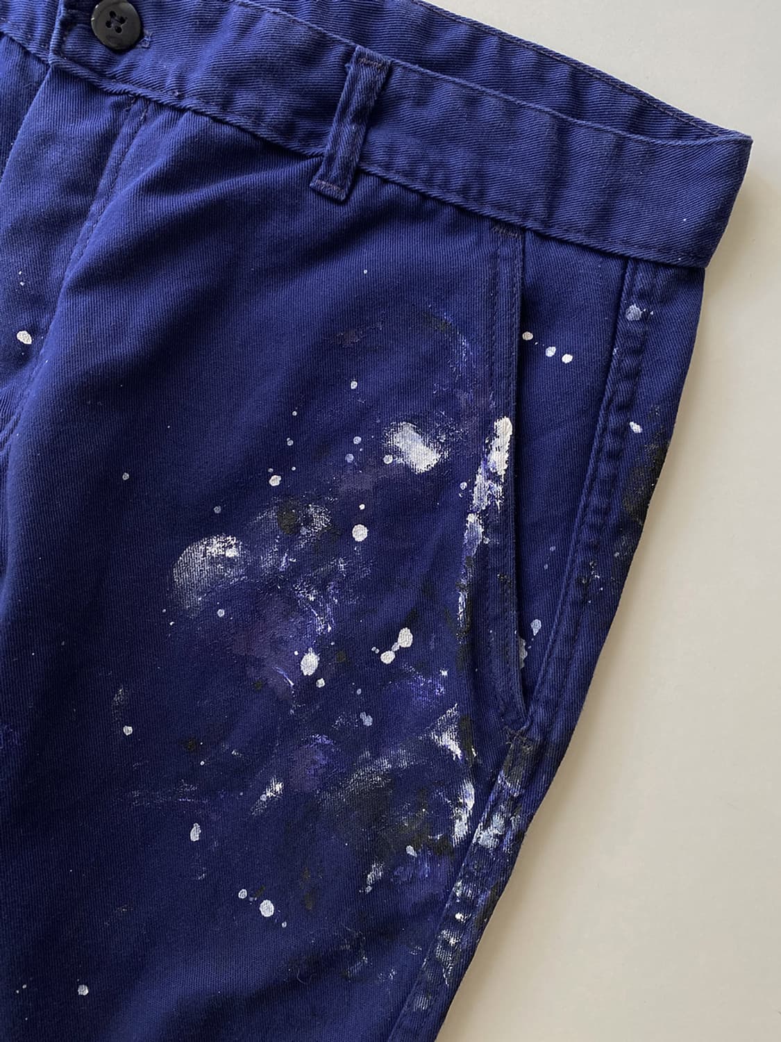 빈티지 오리지널 페인팅 프렌치 워크팬츠 007 상품이미지5