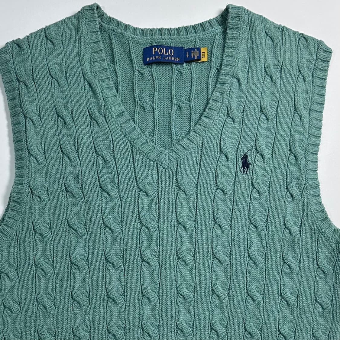 폴로 랄프로렌 케이블 니트 조끼   상품이미지2