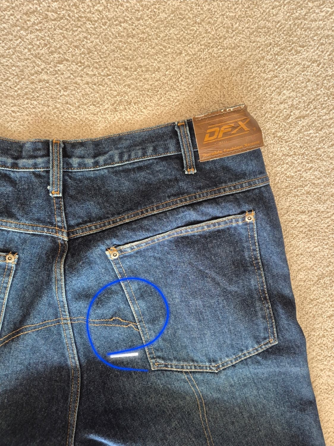 DFX 워싱 힙합팬츠 택포 3.8 상품이미지3