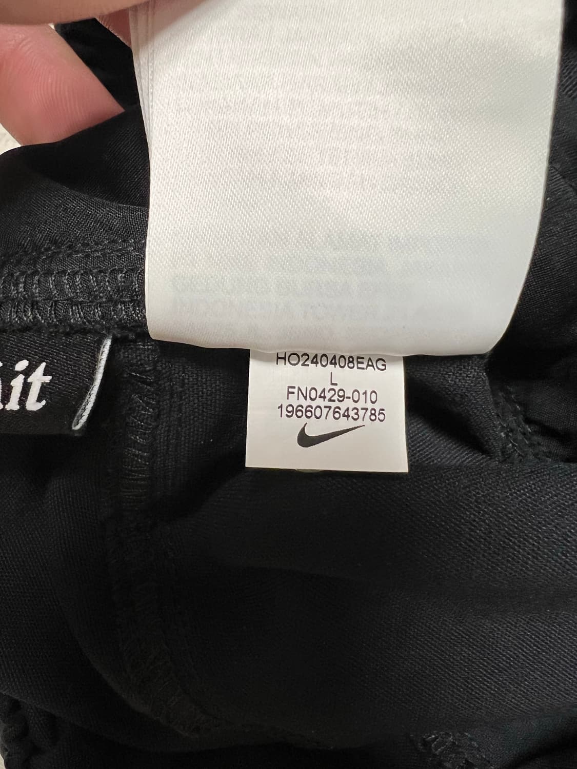 나이키 acg 스미스 서밋 카고 팬츠 fn0429-010 사이즈 L 상품이미지4