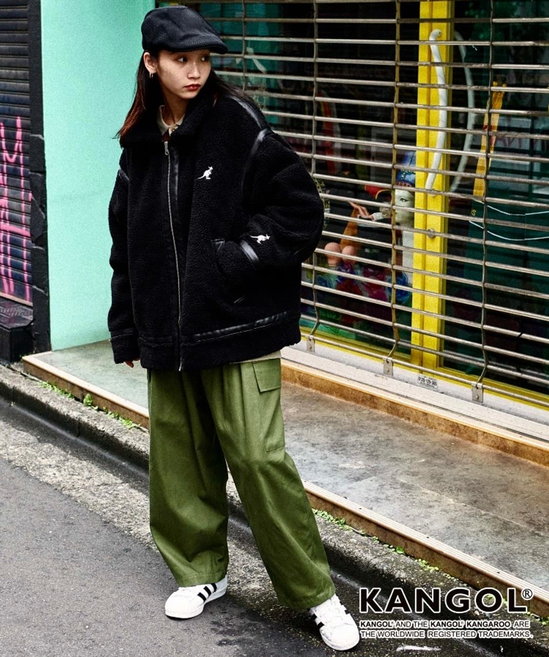 KANGOL FLEECE B3 BOMBER JACKET 상품이미지10