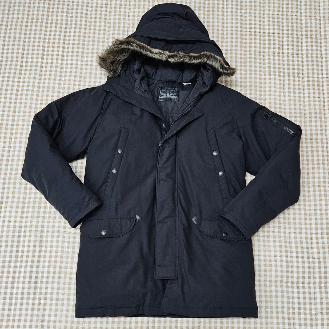 리바이스 오리털 겨울 패딩 남자100 상품이미지1