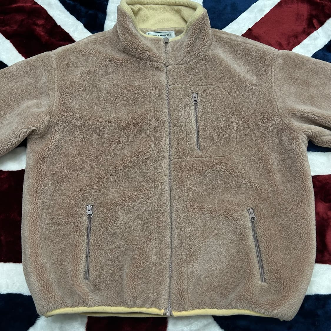 [M]라퍼지스토어 후리스 자켓/어둔운핑크 상품이미지3