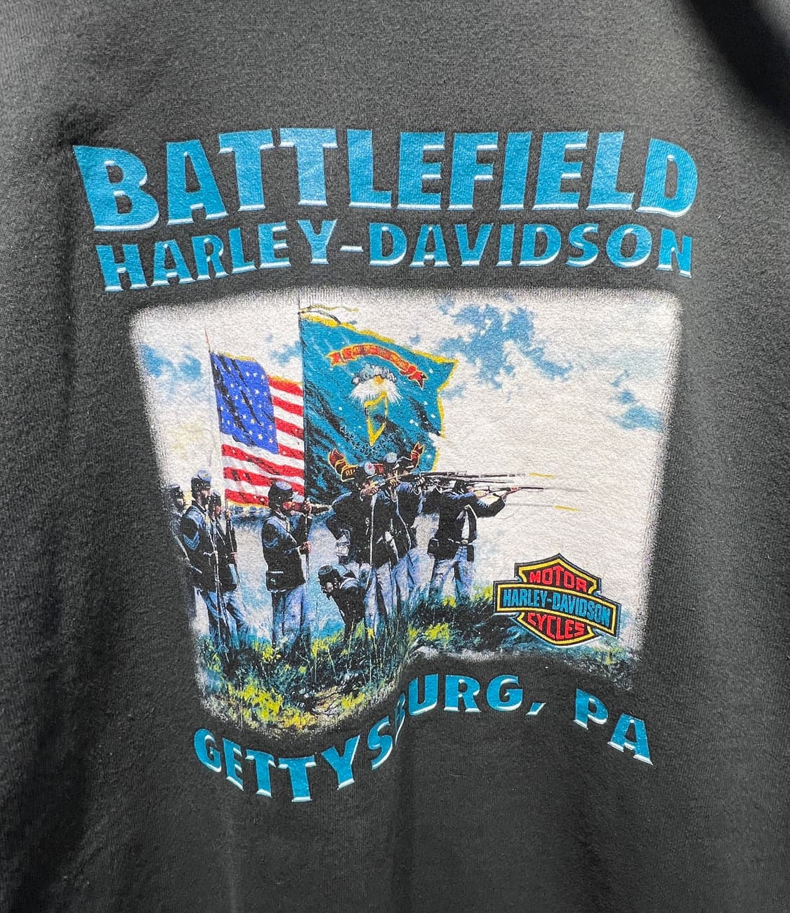 00‘s 할리데이비슨 기모 스웻셔츠 상품이미지4