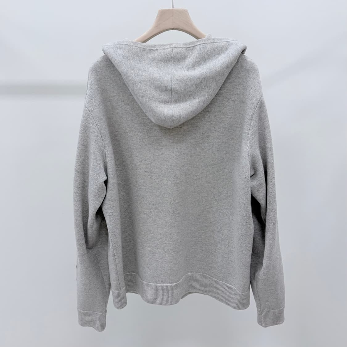 [S급/L] 크롬하츠 캐시미어 후드집업 자켓 그레이 상품이미지5