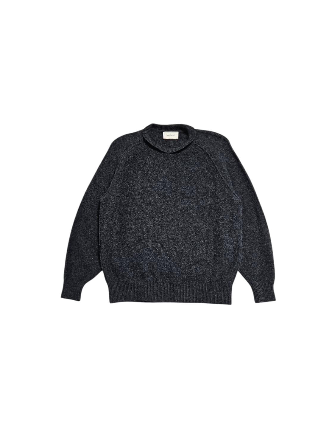 우마뭉 크루넥 울니트 차콜 상품이미지1