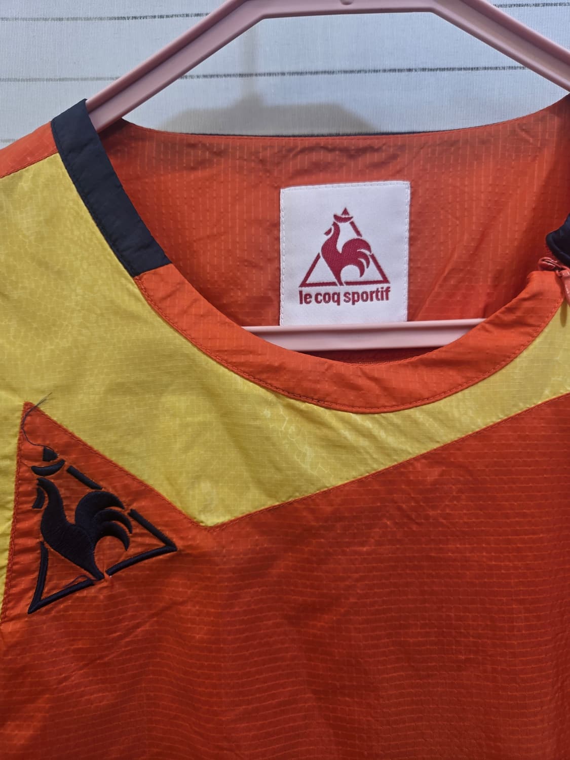 르꼬끄 스포르티브 오렌지 바람막이 상품이미지2