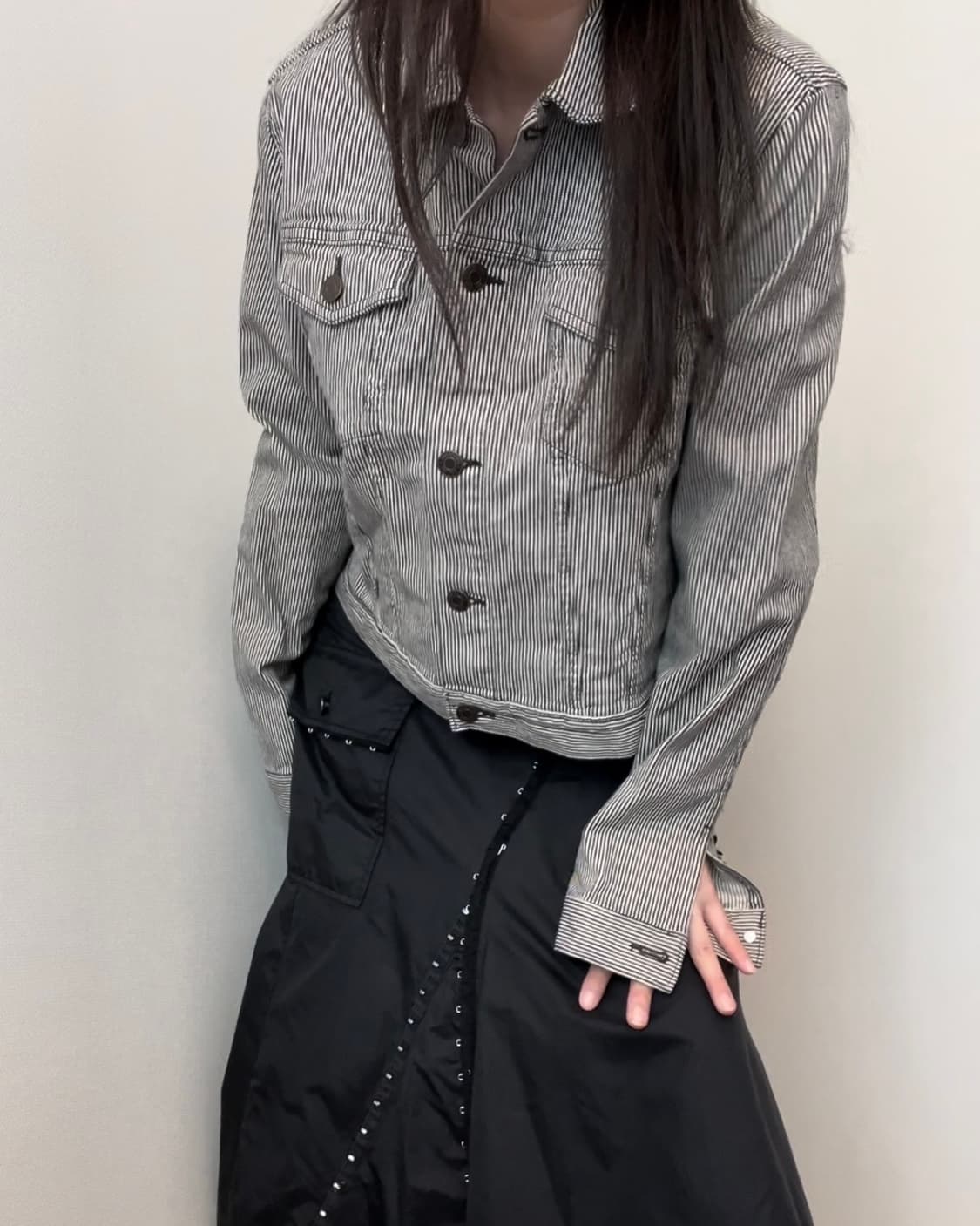 GAP stripe trucker jacket 상품이미지5