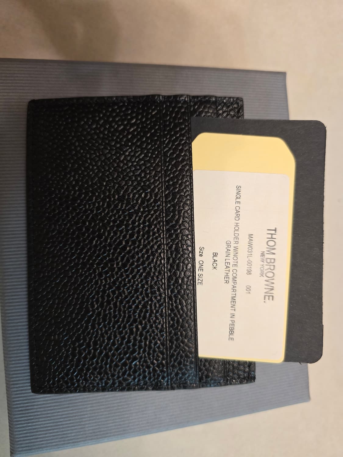 톰브라운 블랙 카드지갑 풀박스 상품이미지4
