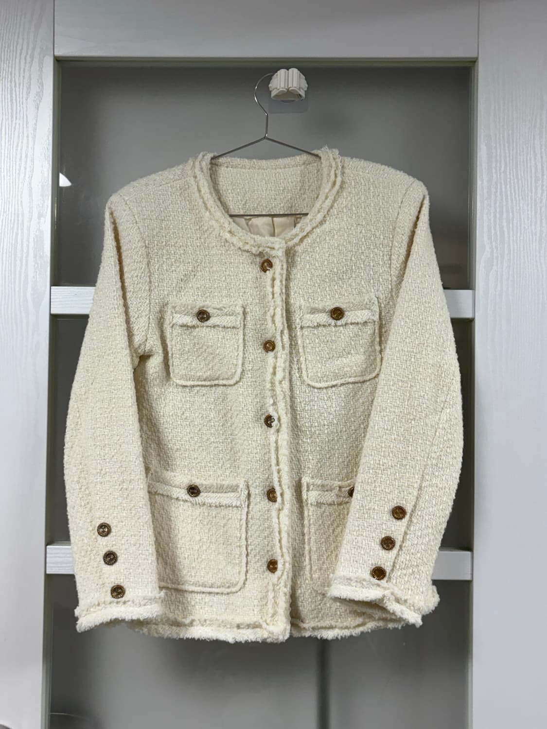 아이보리 트위드 상품이미지1