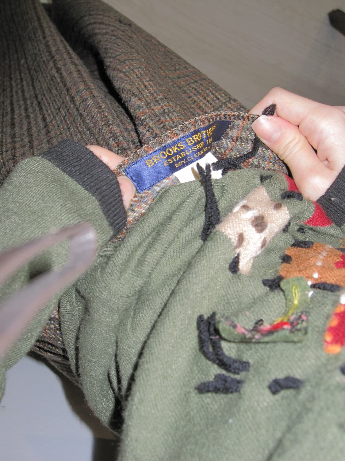 브룩스 브라더스 체크치마 상품이미지1