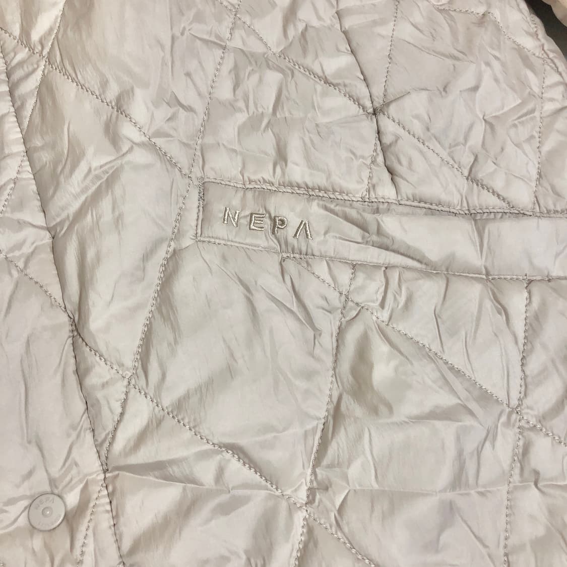 네파 리버시블 뽀글이 롱 점퍼 L 상품이미지3