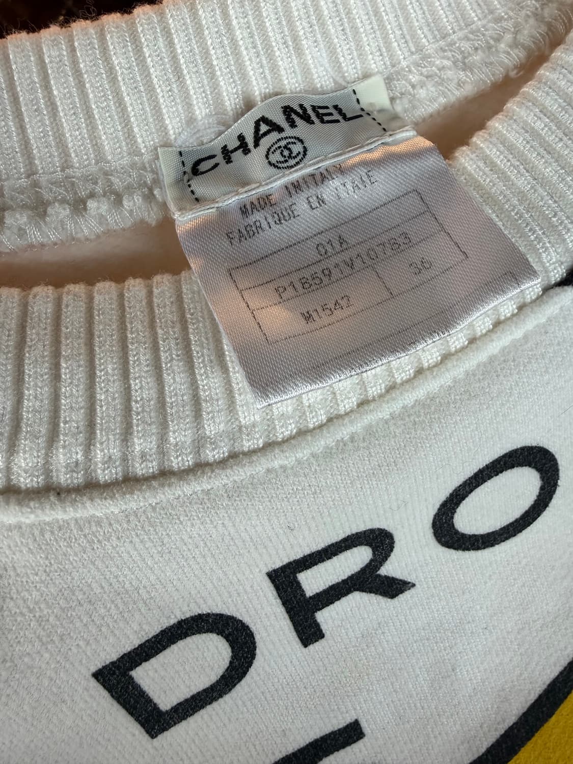 36/ 샤넬 2001AW 마드 모아젤 스웻 맨투맨 상품이미지10