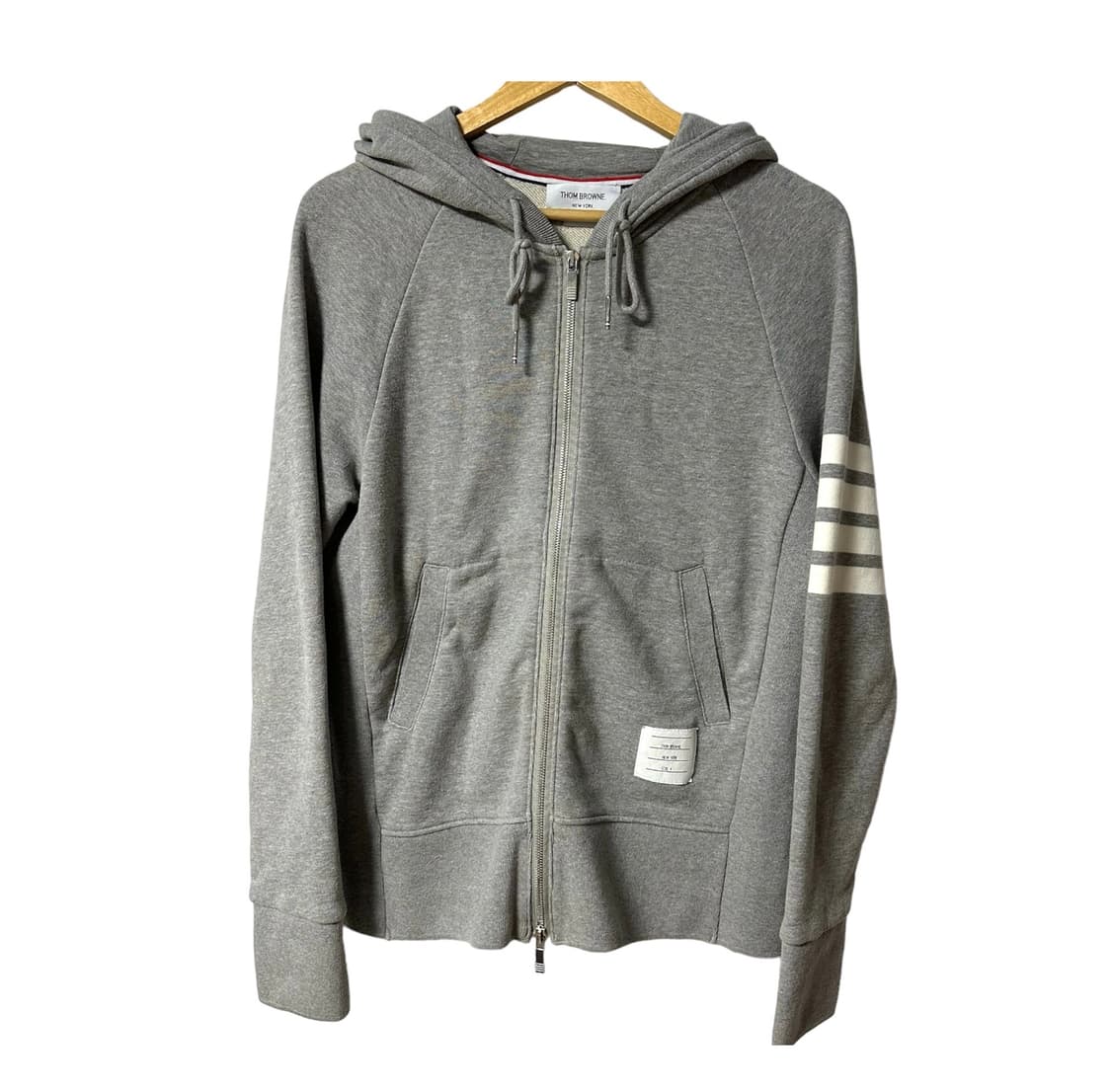 백화점판 4사이즈 톰브라운 사선완장 후드집업 상품이미지1