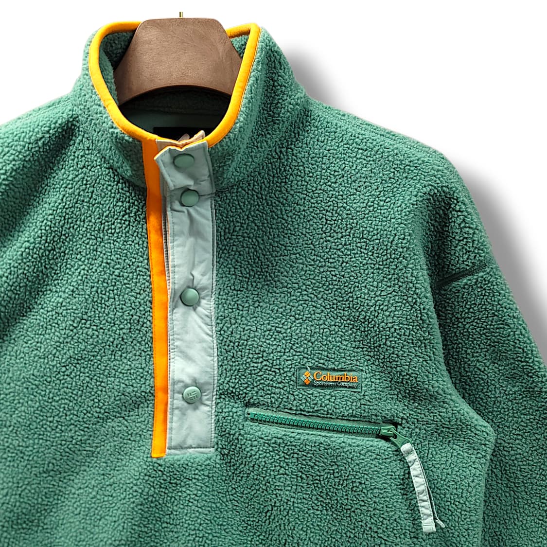 [S] 컬럼비아 헬베시아 하프스냅 플리스 풀오버 아노락 상품이미지4